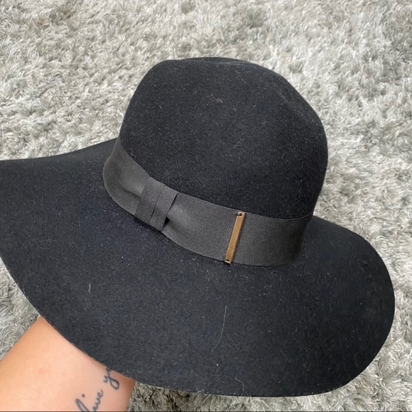 H&M Black Floppy Fedora Boho Festival Hat - Picture 13 of 14